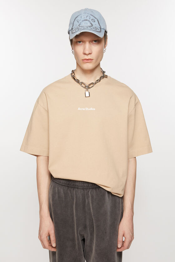 Acne Studios T-Shirt Stamp-Logo - lockere Passform