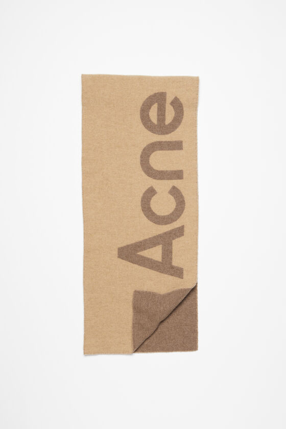 Acne Studios Schmaler Schal mit Logo-Jacquardmuster