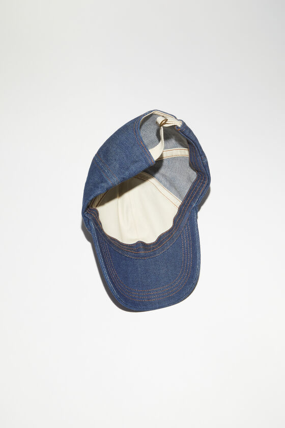 Acne - Studios blue baseball cap Indigo - Denim