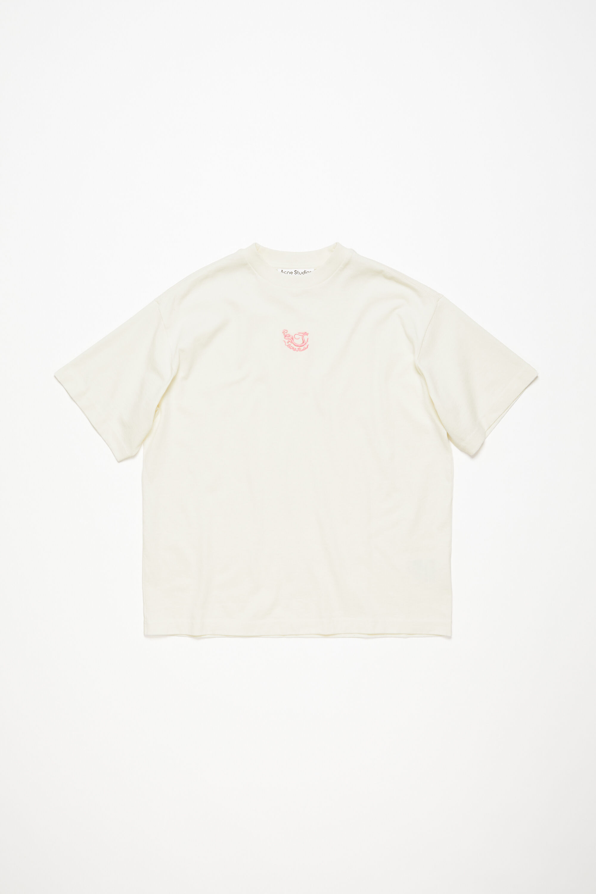 Acne Studios - Embroidery t-shirt - Relaxed fit - Off white