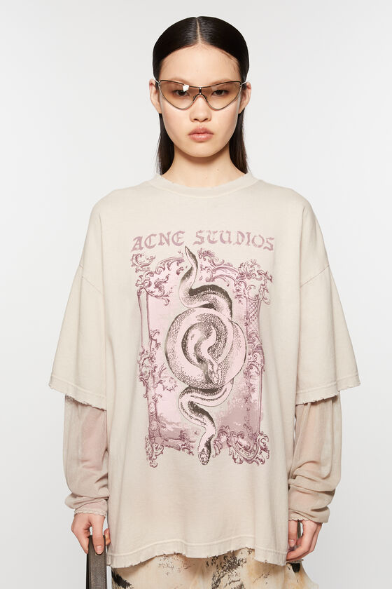 Acne Studios T-Shirt mit Siebdruck