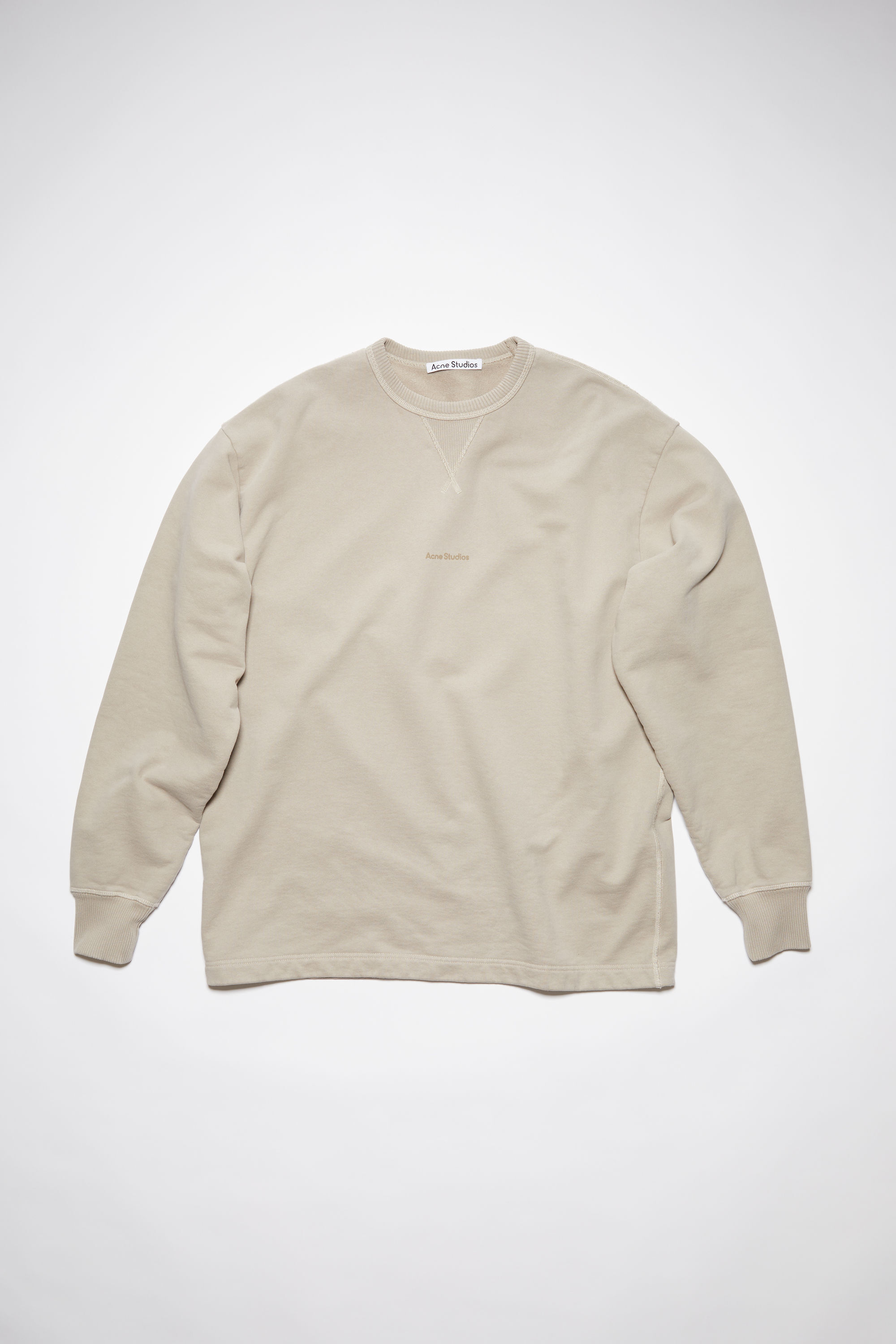 Acne Studios - Stamp logo sweater - Oyster grey