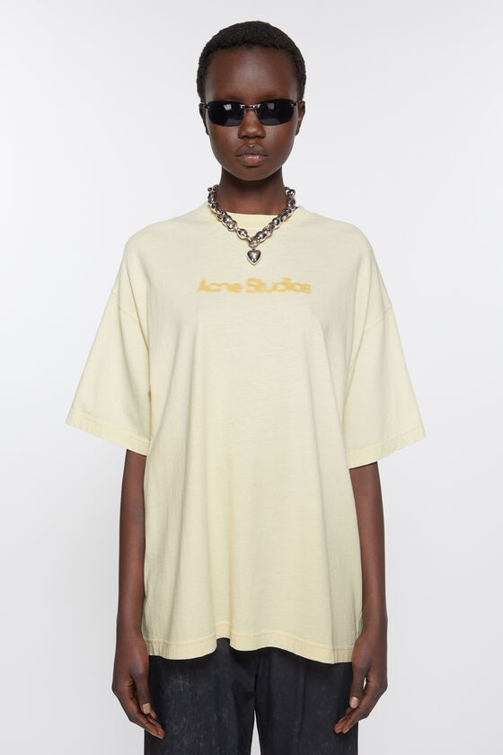 Acne Studios Verschwommenes Logo-T-Shirt - Entspannte Unisex-Passform