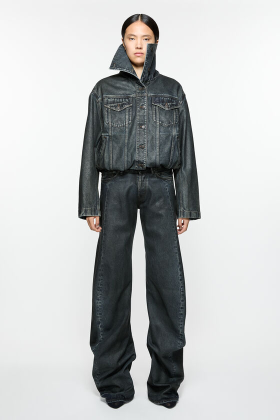 Acne Studios Beschichtete Jeansjacke Laufsteg-Show