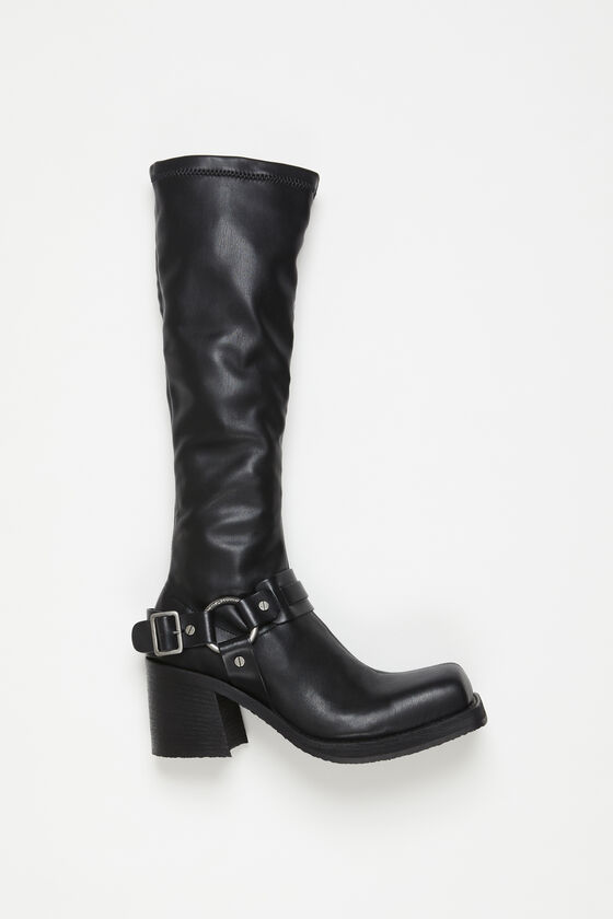 Acne Studios - Pull-on buckle boots - Black