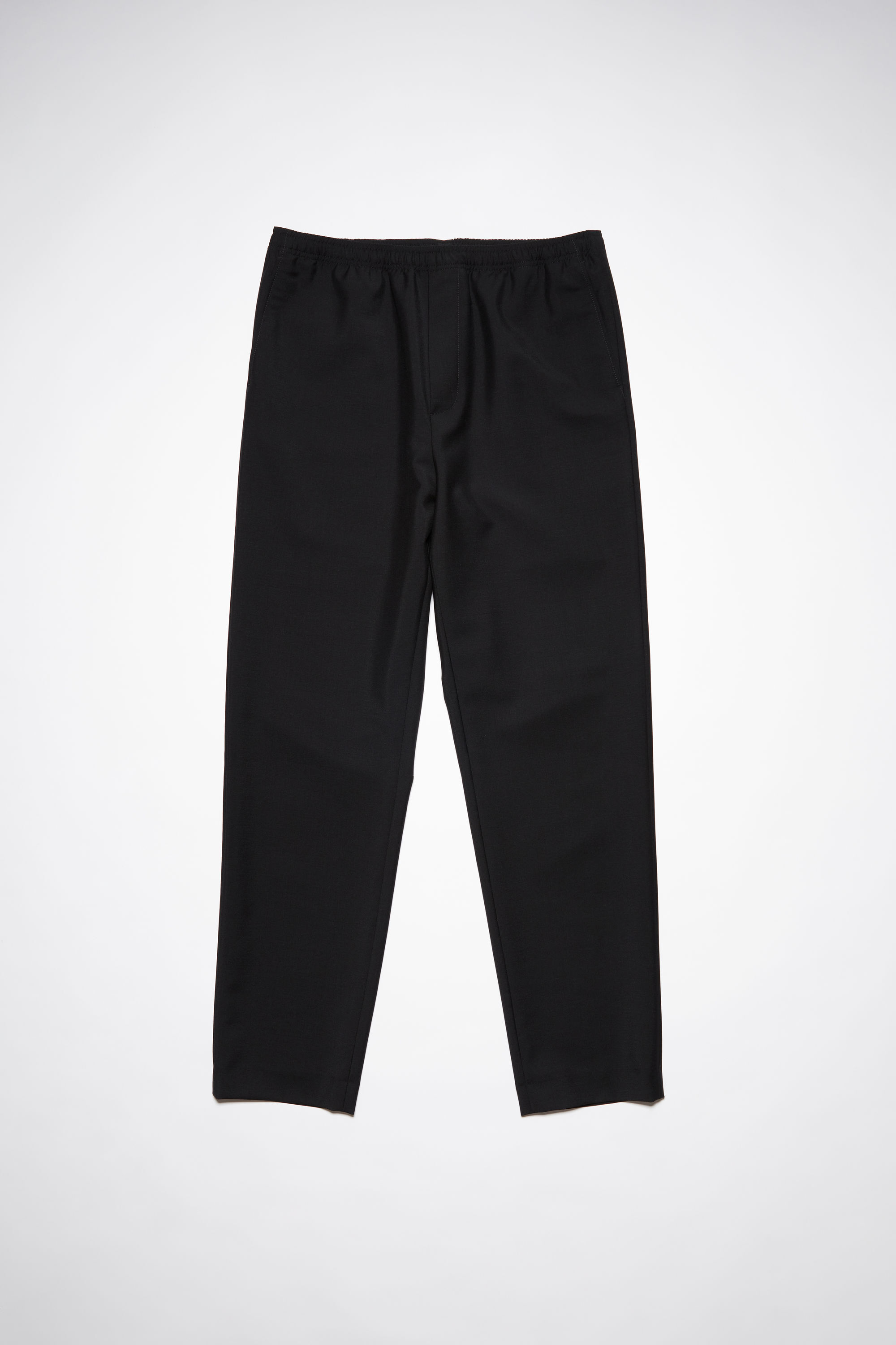 Slim Fit Cropped trousers - Black - Men | H&M IN