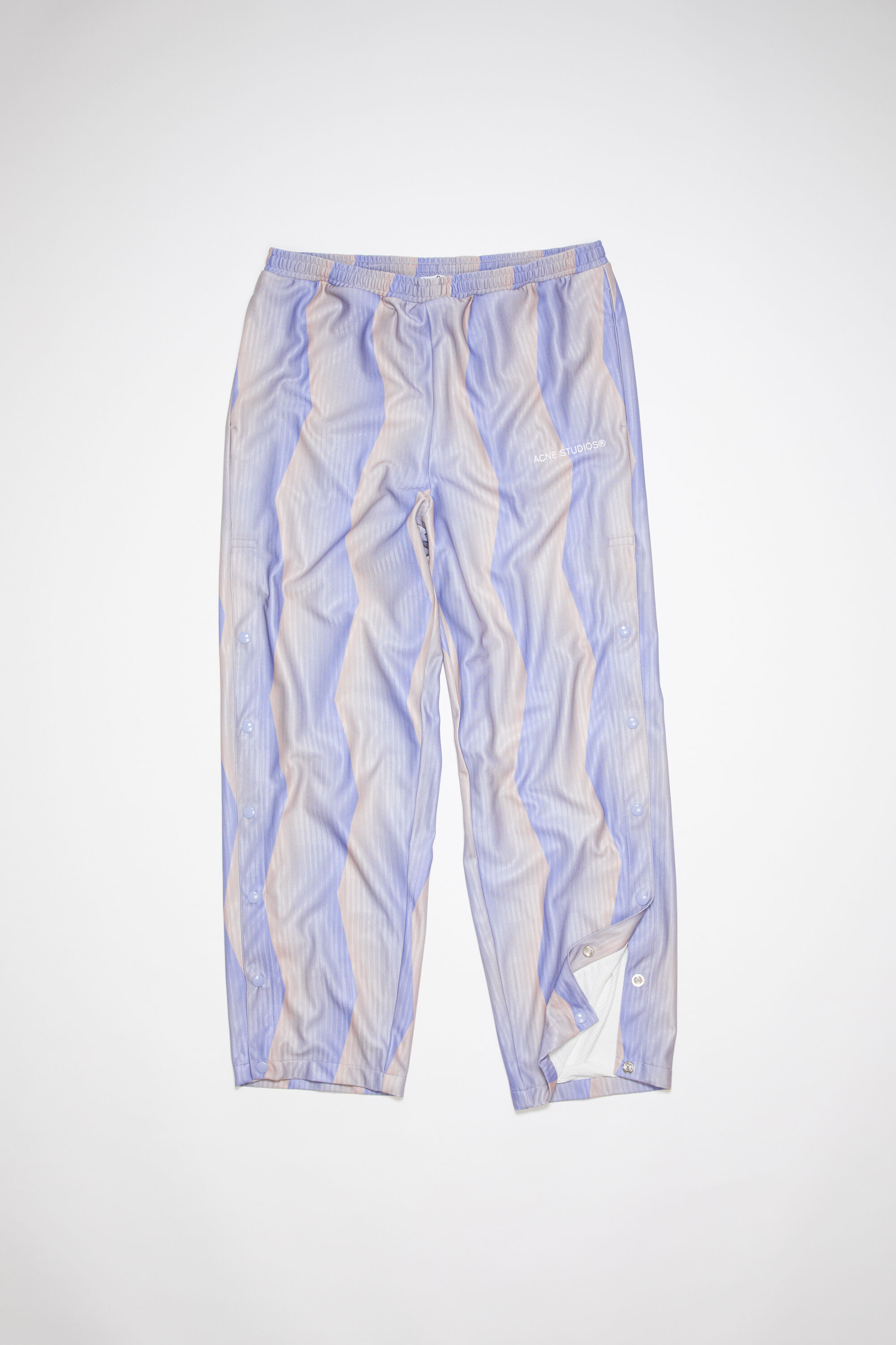 Acne Studios - Print trousers - Blue/beige