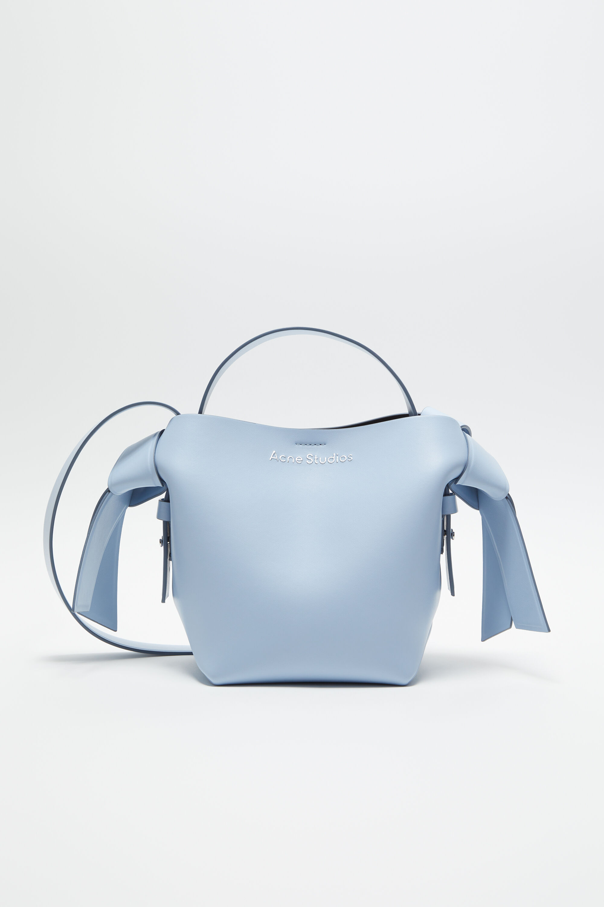 Acne Studios - Musubi mini shoulder bag - Baby blue/brown