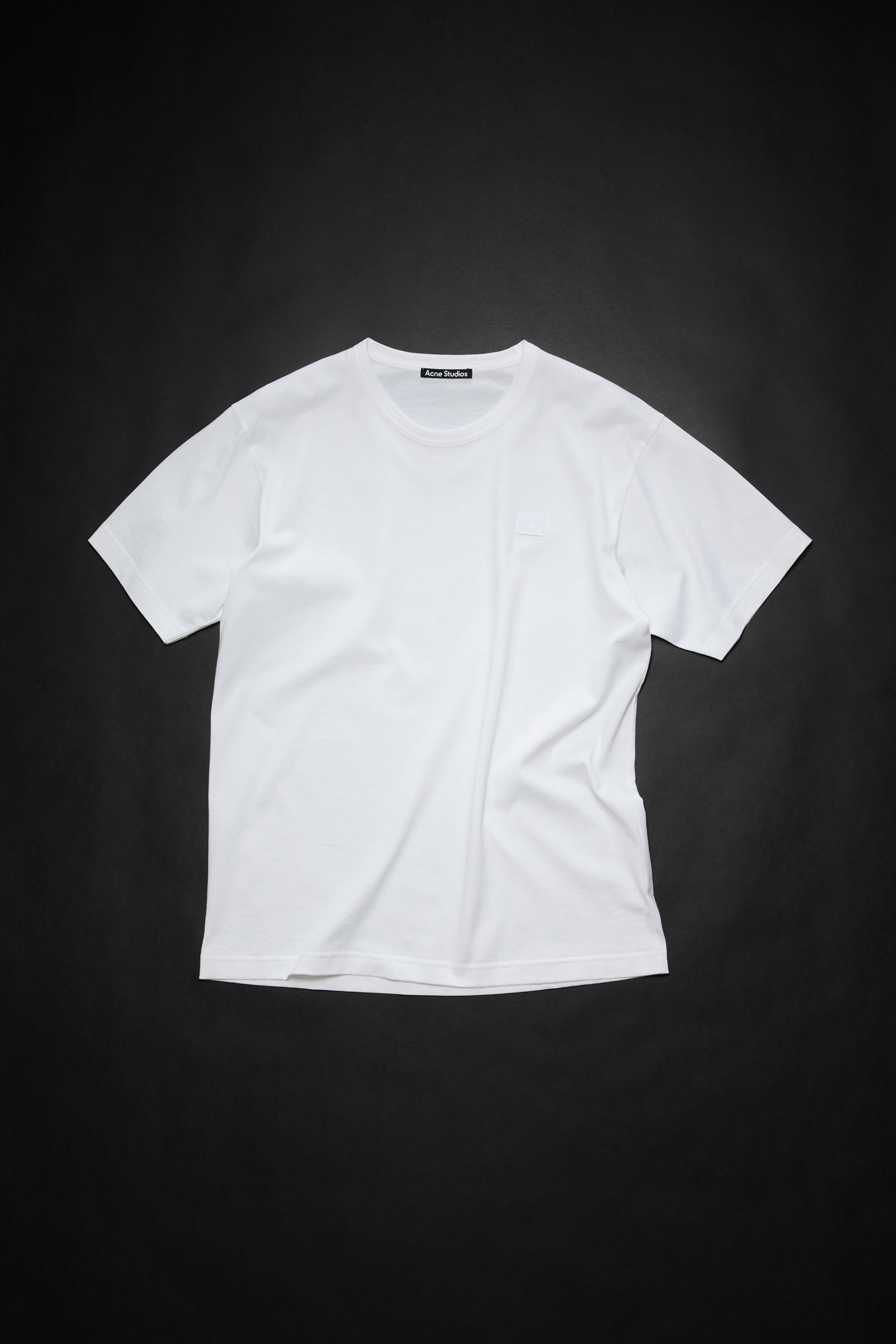 Acne Studios - Crew neck t-shirt - Regular fit - Optic White