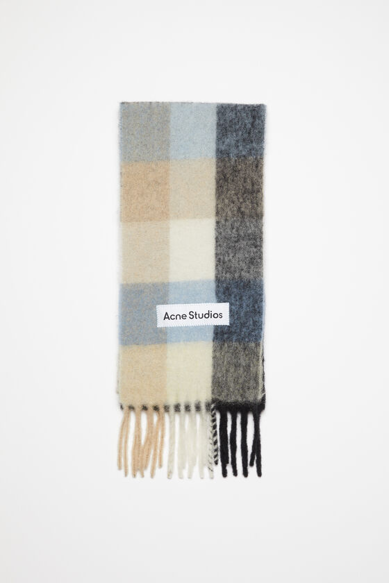 Acne Studios Karierter Schal aus Mohair