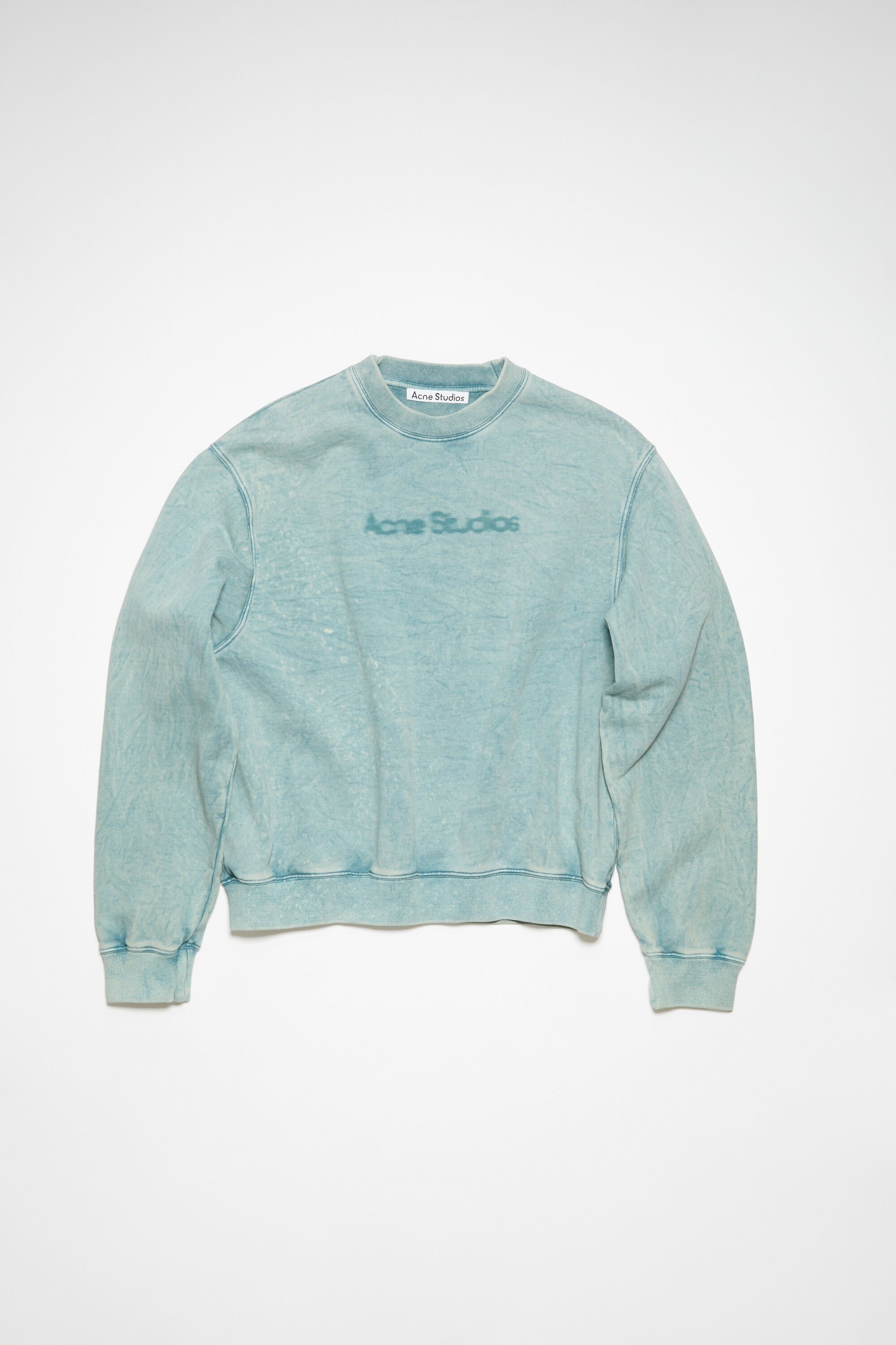 Blurred logo sweater