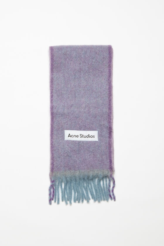 Acne Studios Woll-Mohair-Schal – Schmal