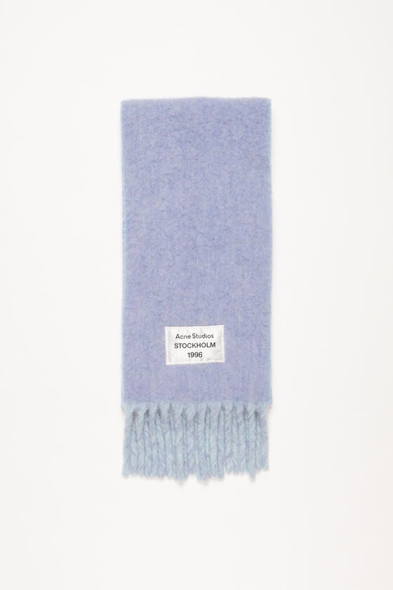 Acne Studios Fransen-Schal mit Logo