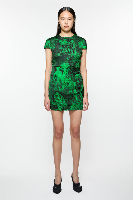 Acne Studios Printed dress Laufsteg-Show