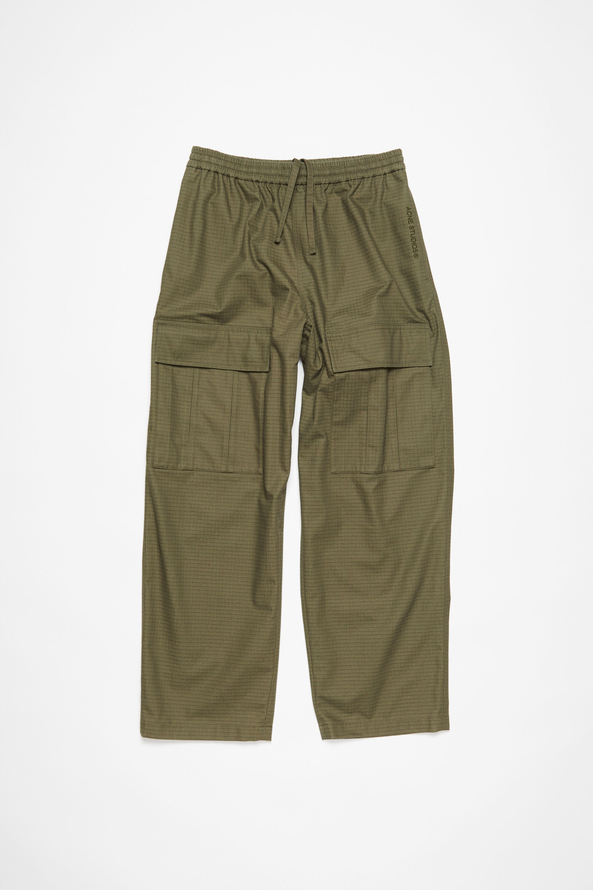 Olive Green | Lilivere Organic Cotton Carpenter Trousers | WoolOvers US
