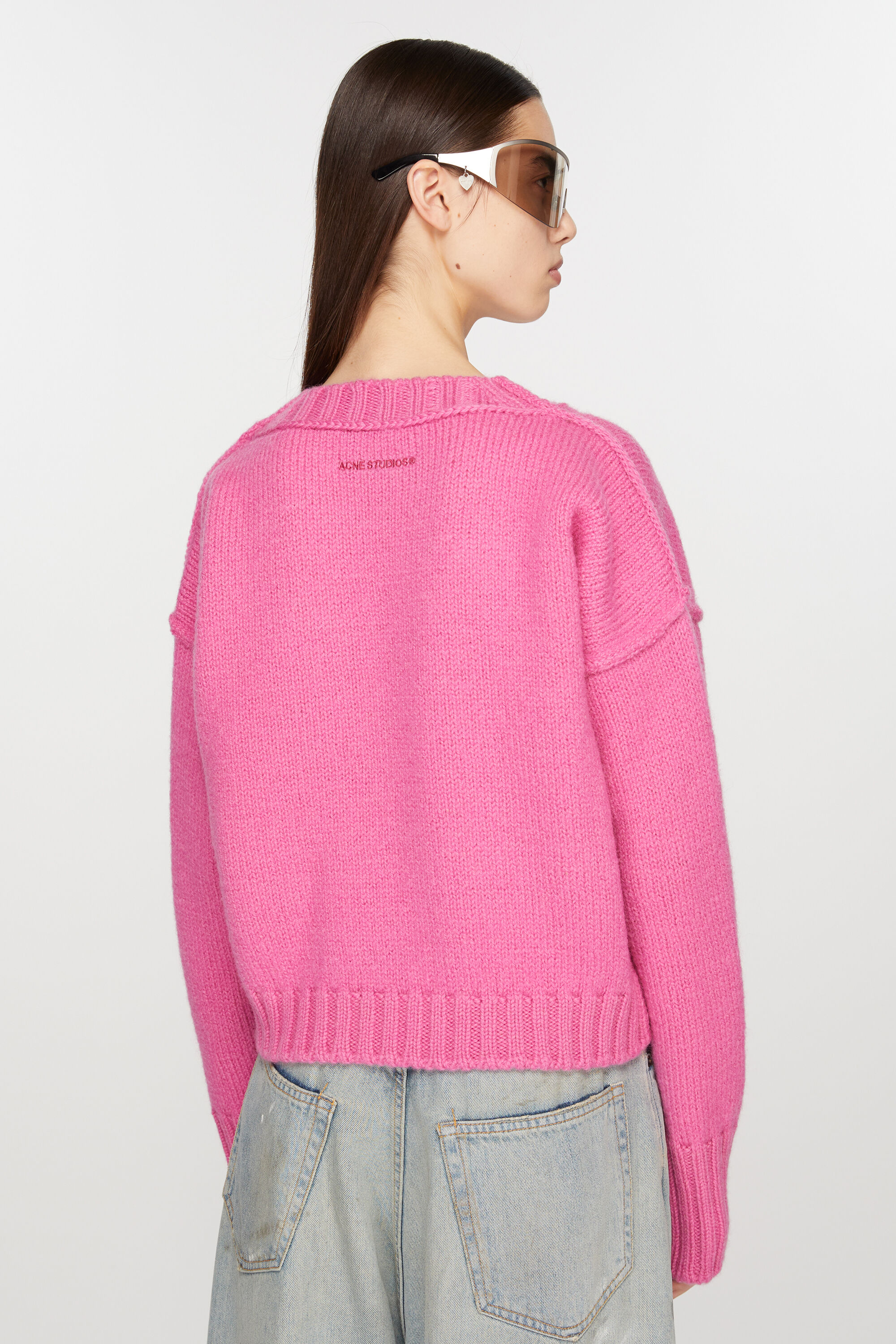 Acne Studios - Crew neck wool jumper - Pink