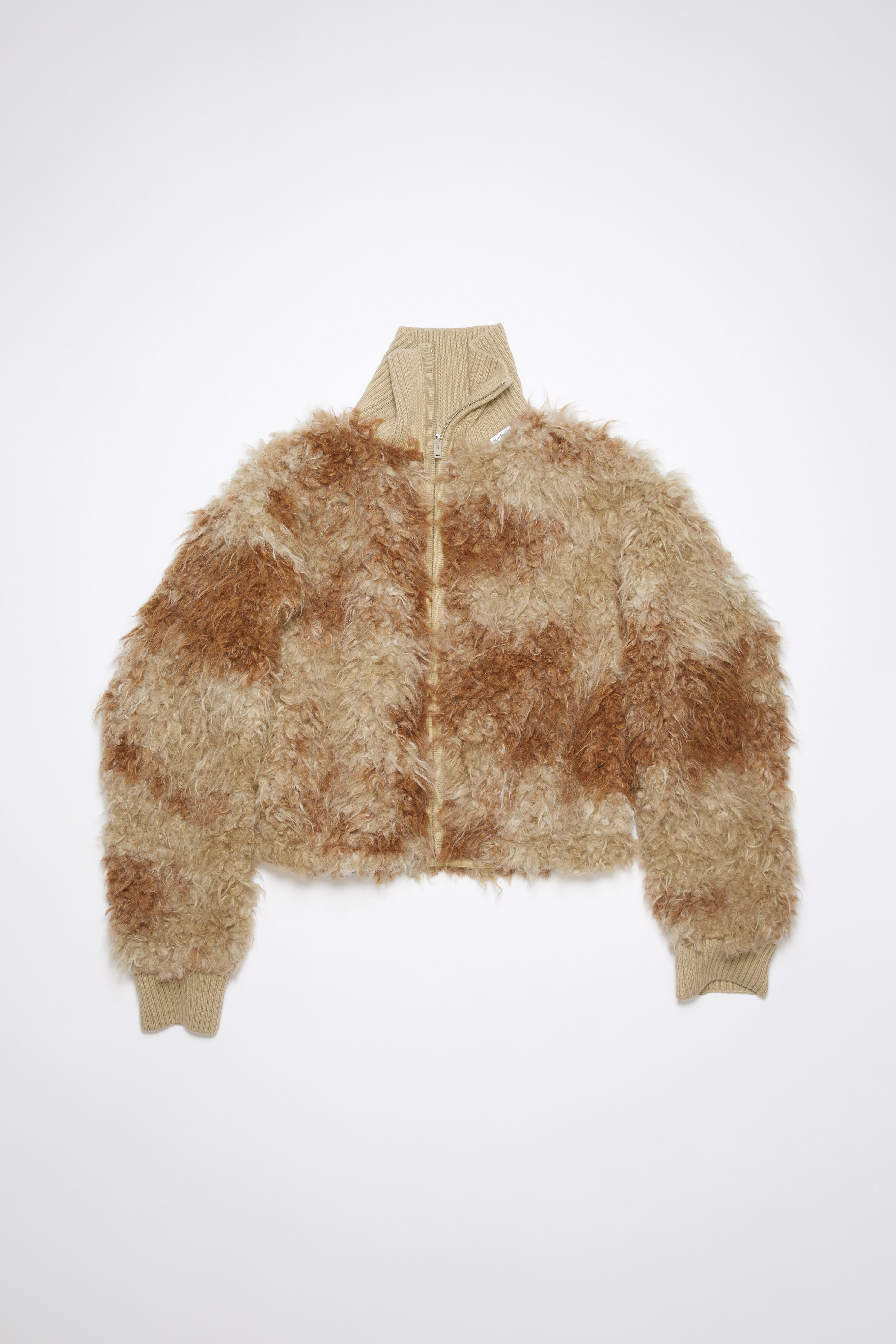 Acne Studios - Furry jacket - Brown/beige