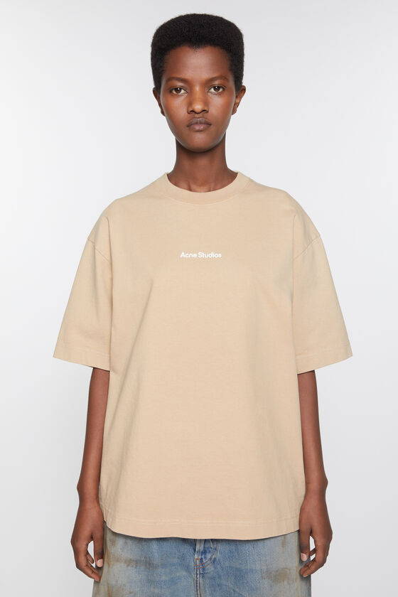 Acne Studios T-Shirt Stamp-Logo - lockere Passform