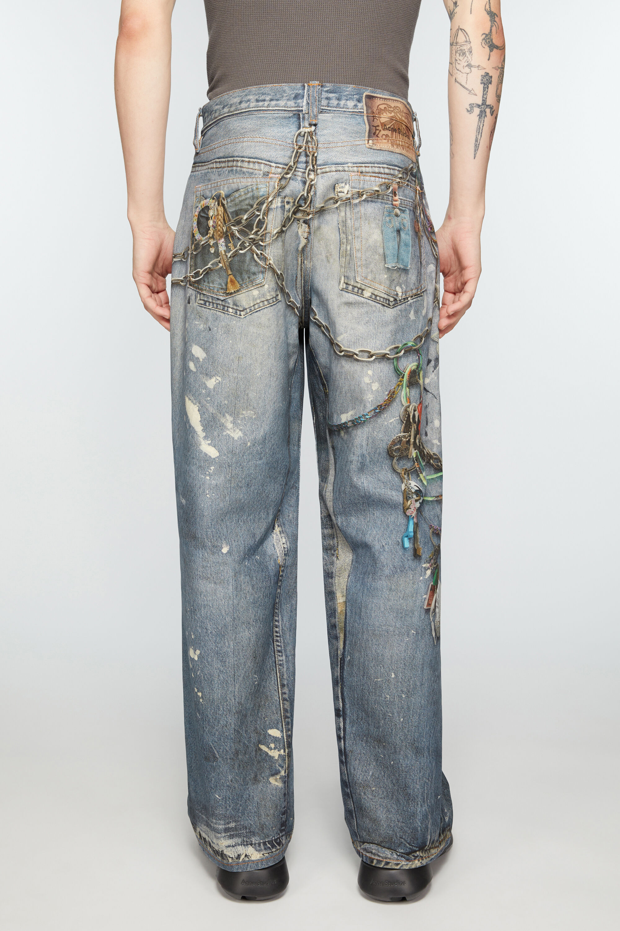 Acne Studios - Loose fit trousers - 1981M - Mid Blue