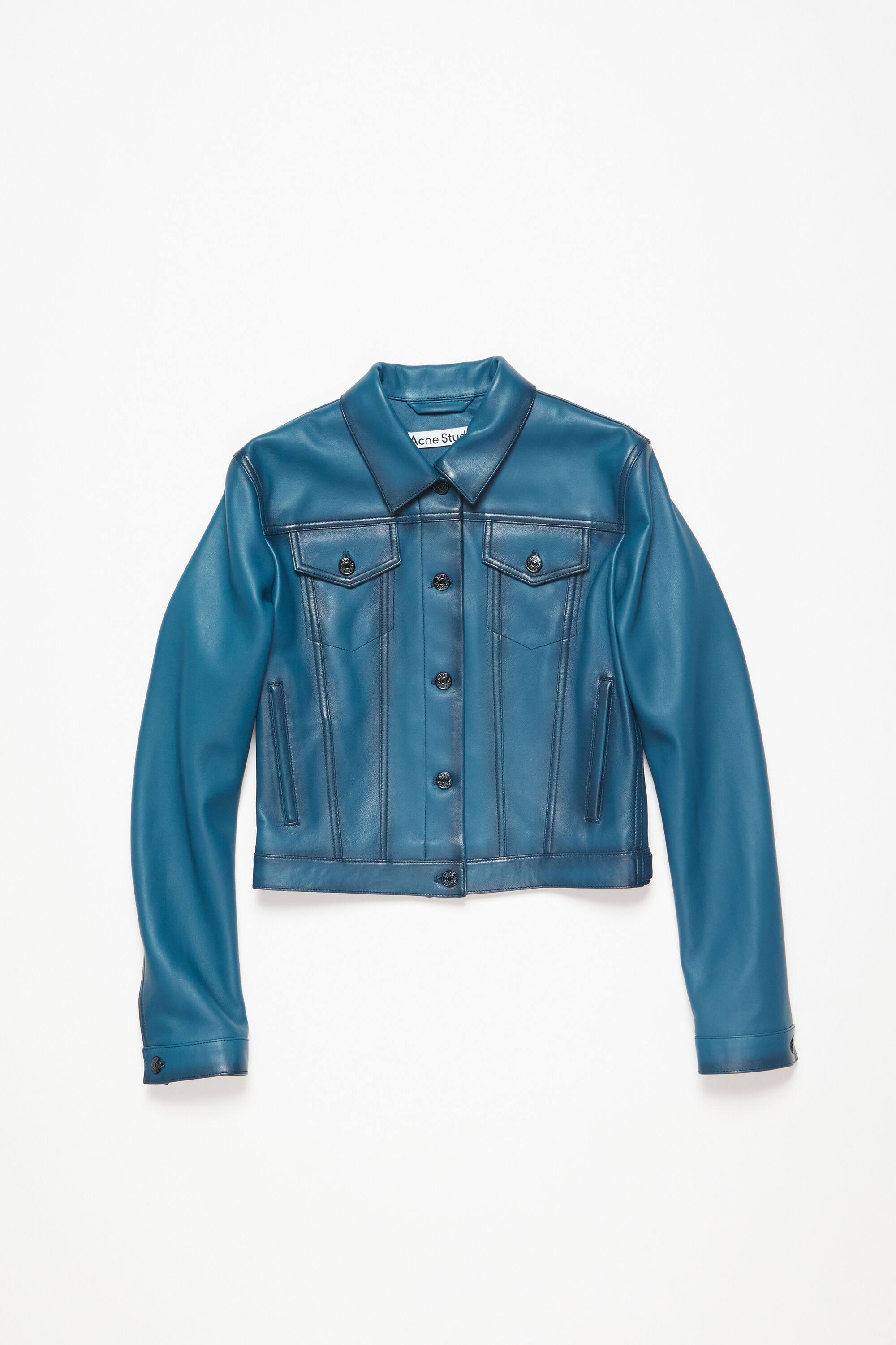 Acne Studios - Leather jacket - Blue