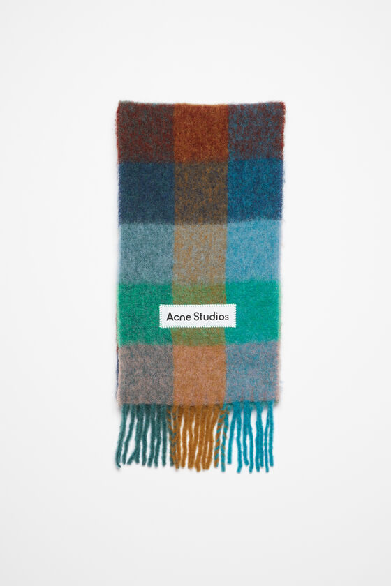 Acne Studios Karierter Schal aus Mohair