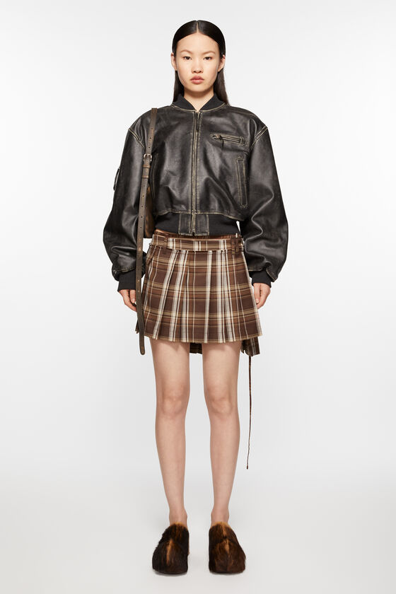 Acne Studios Asymmetrischer Faltenrock