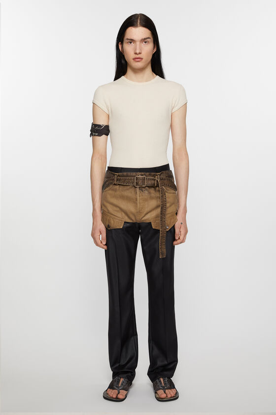 Brown Pinna flared suit trousers, Acne Studios