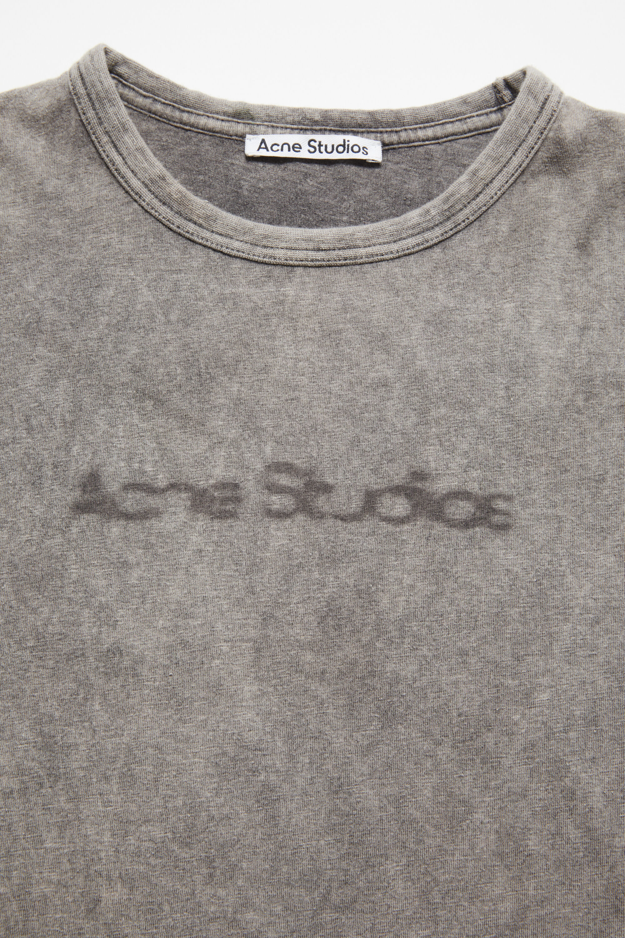 A Paper Kid logo-print faded-effect vest - Grey