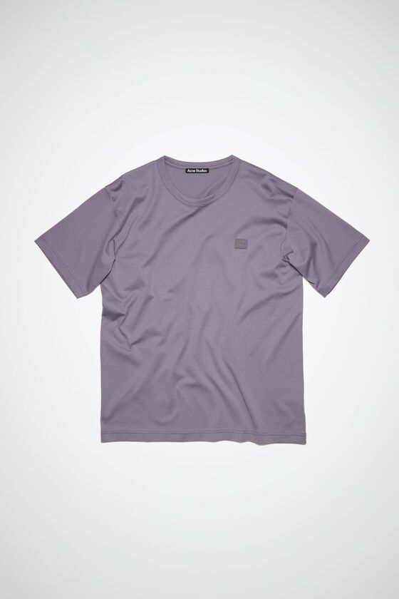 Acne Studios - Crew neck t-shirt- Regular fit - Faded purple