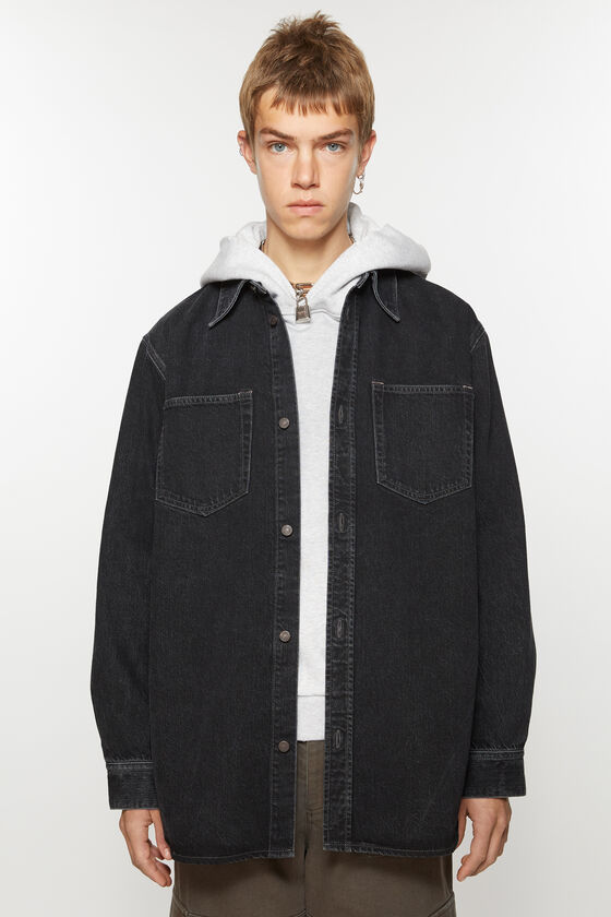 Acne Studios Jeanshemd mit Knopfleiste - Lockere Passform