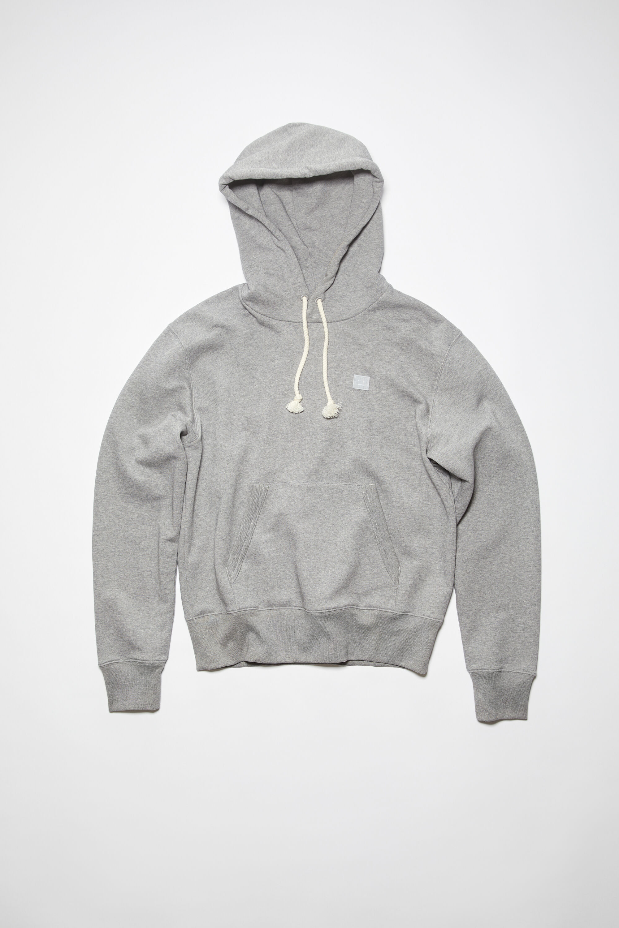 Acne Studios - Hooded sweatshirt - Regular fit - Light Grey Melange