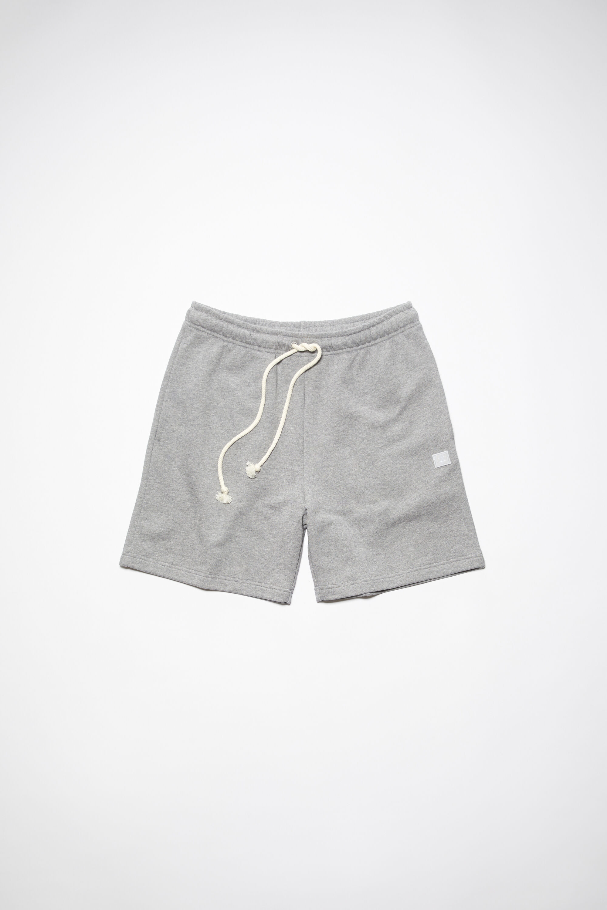 Acne Studios - Cotton sweat shorts - Light Grey Melange