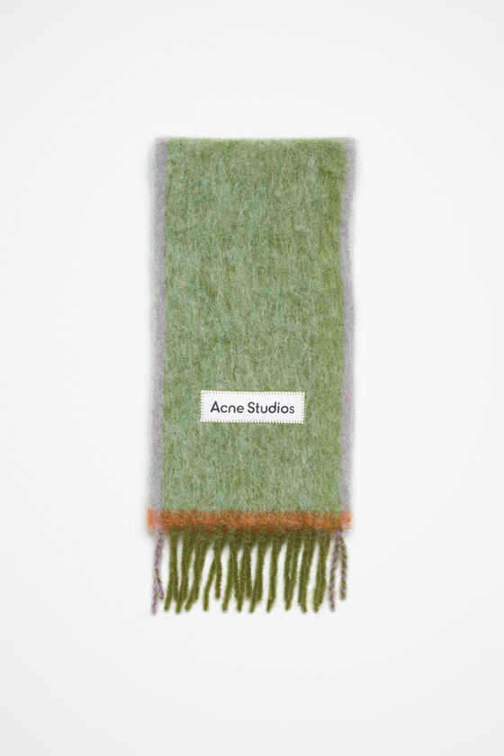 Acne Studios Woll-Mohair-Schal – Schmal