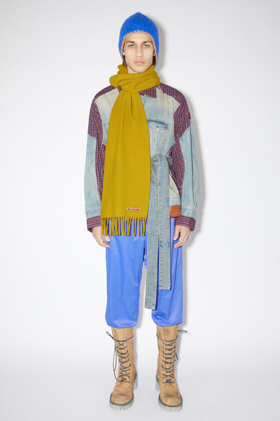 ACNE STUDIOS Fringed Wool Scarf for Men