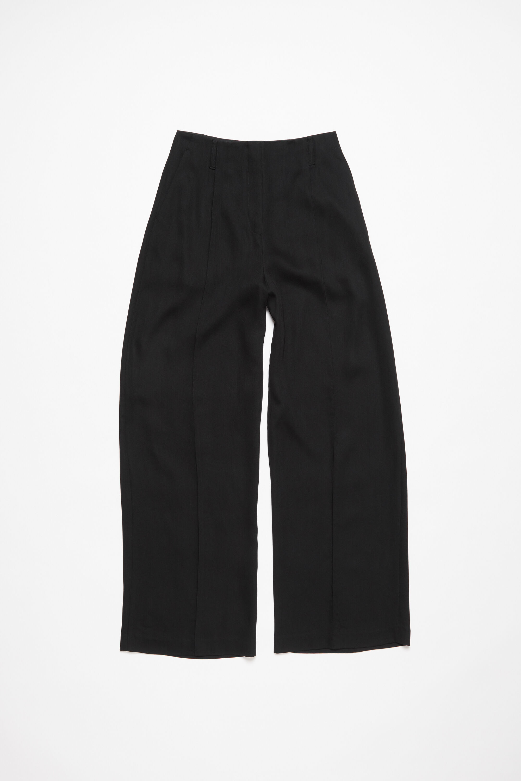 Tailored wool blend trousers