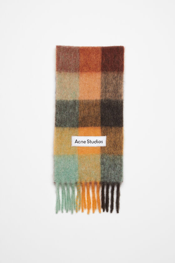 Acne Studios Karierter Schal aus Mohair