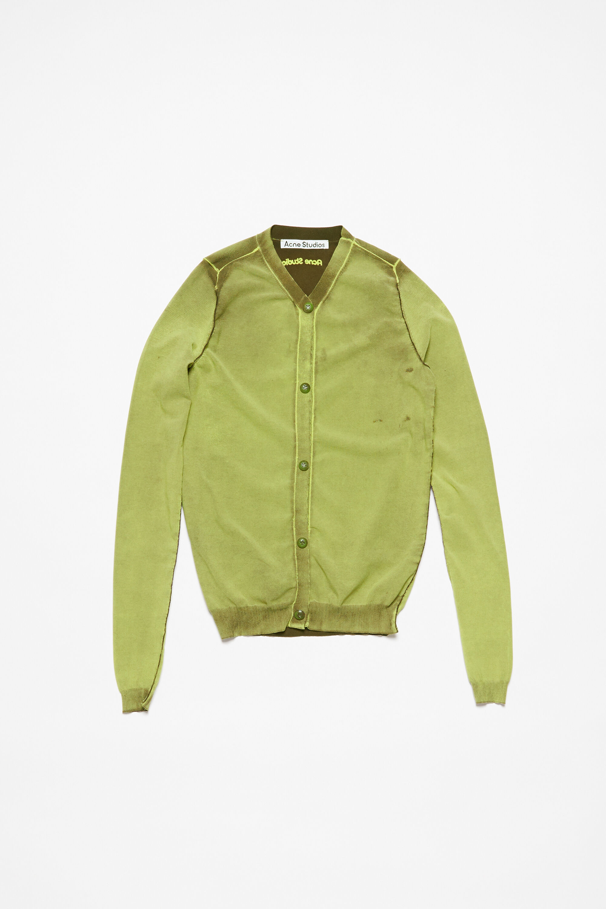Acne Studios - Button-up cardigan - Lime green