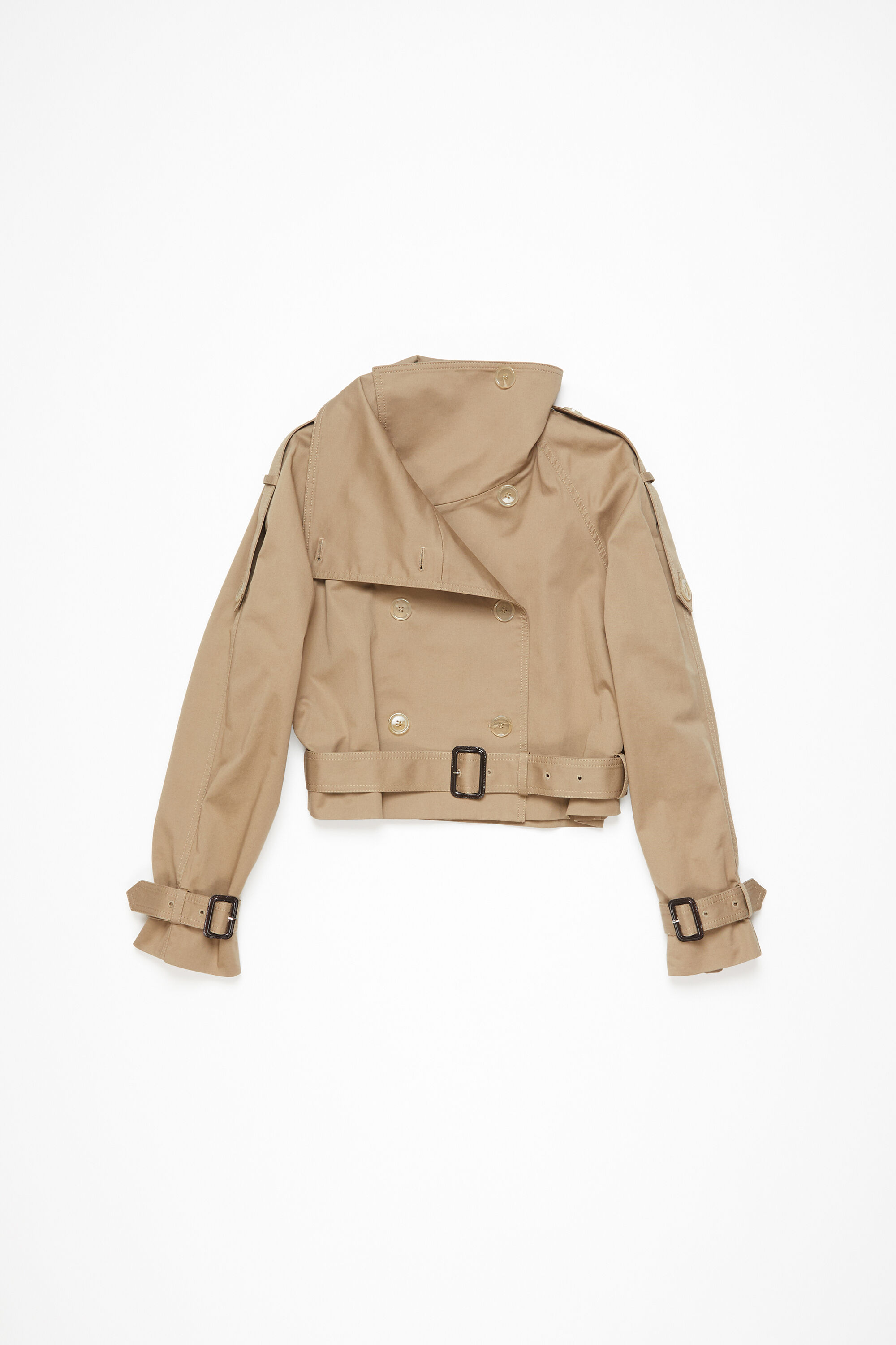 Acne Studios - Double-breasted trench jacket - Cold beige