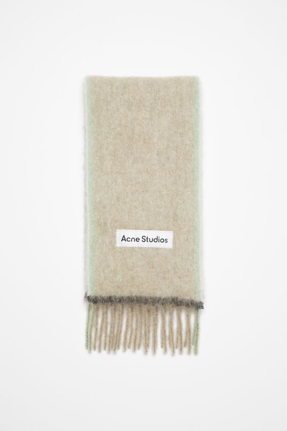 Acne Studios Woll-Mohair-Schal – Schmal