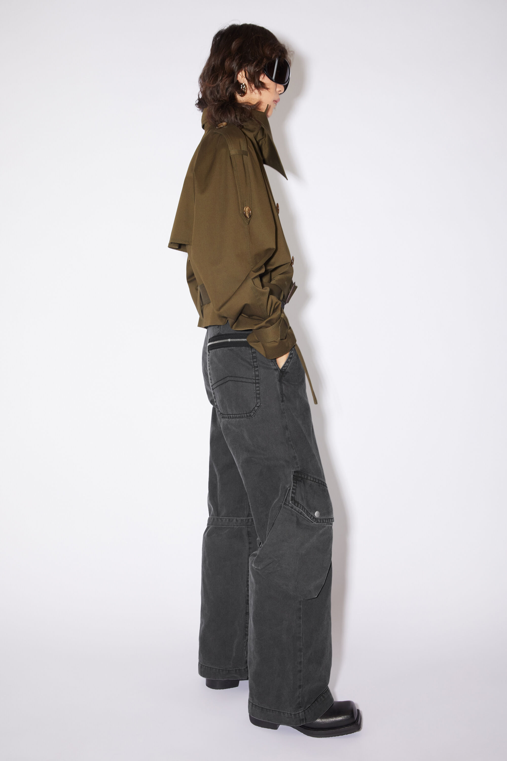 ACNE STUDIOS Wide-legged trousers アクネ - ワークパンツ/カーゴパンツ