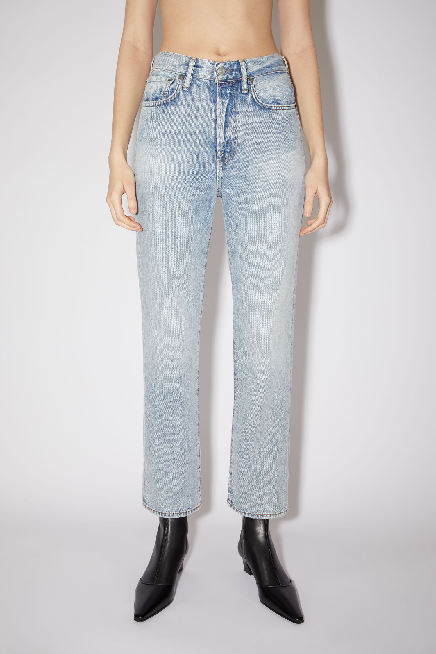 forord malm ulovlig Acne Studios - Straight fit jeans - Light blue