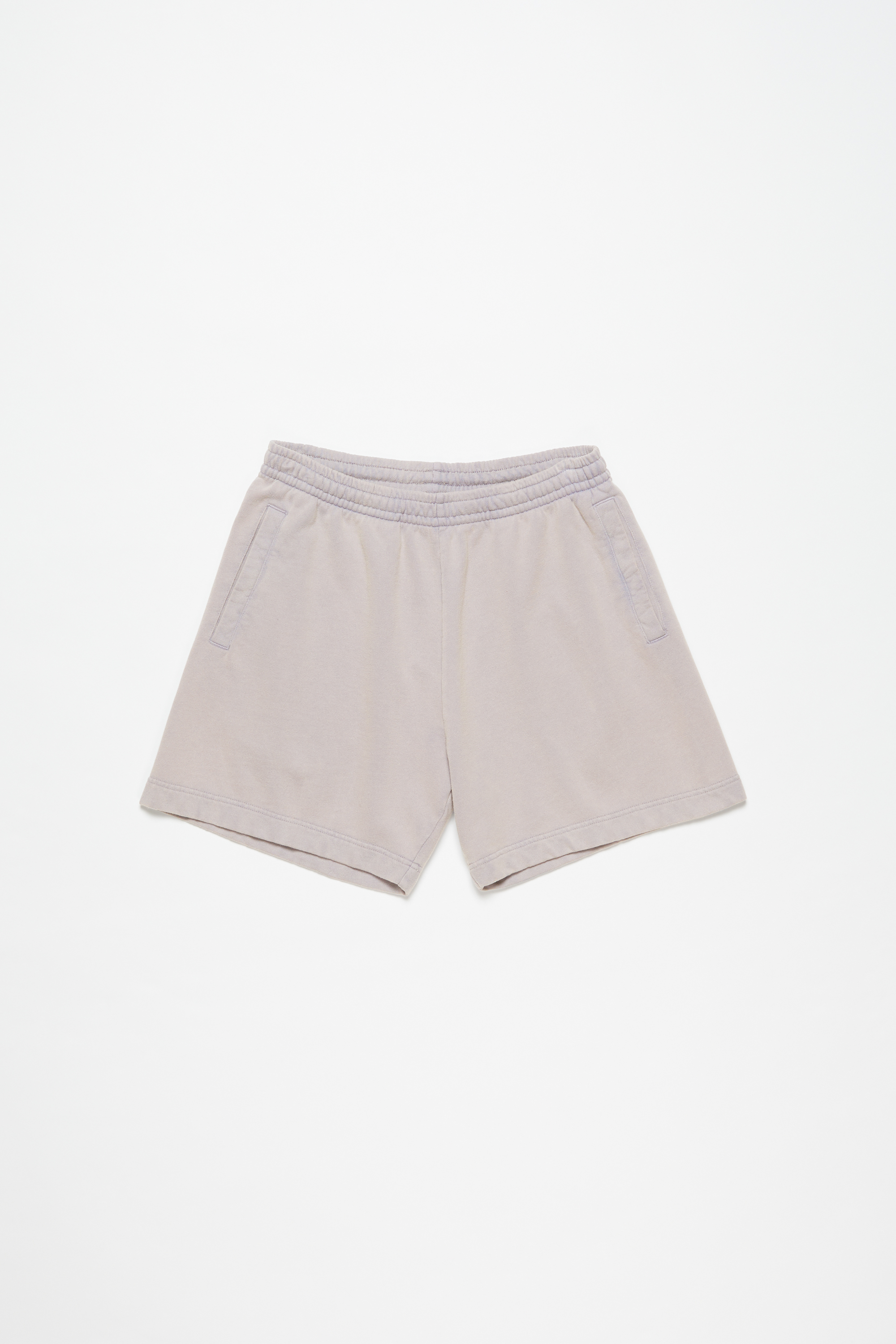 Shop Acne Studios Baumwollshorts In Dusty Purple