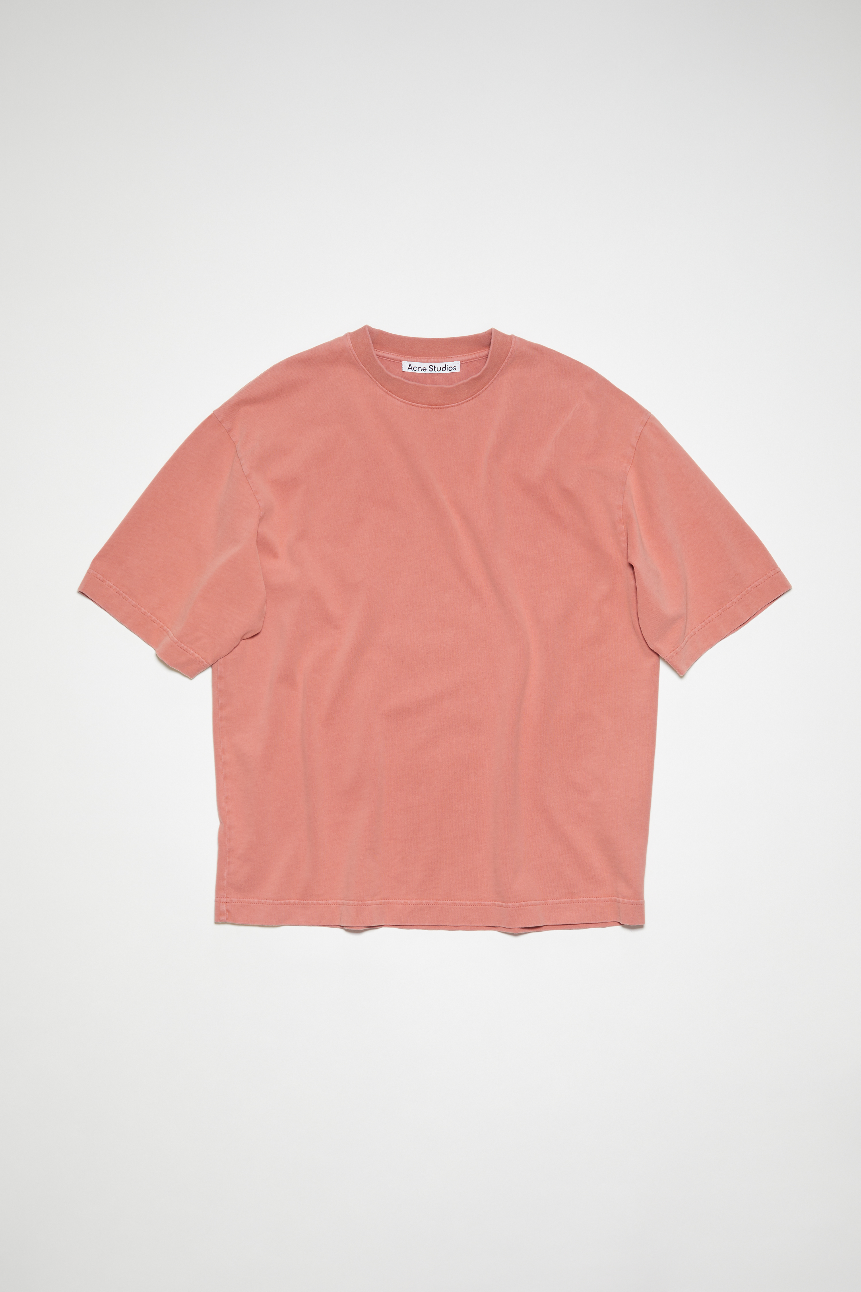 Acne Studios Crew Neck T-shirt In Vintage-rosa