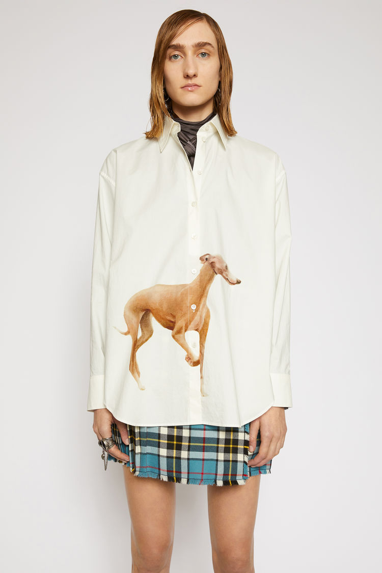 acne studios printed shirt