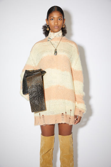Petite Fashion and Style Blog, Acne Studios Raya Mohair Sweater, Leith  Ruched Long Sleeve Dress, Givenchy Antigona Bag