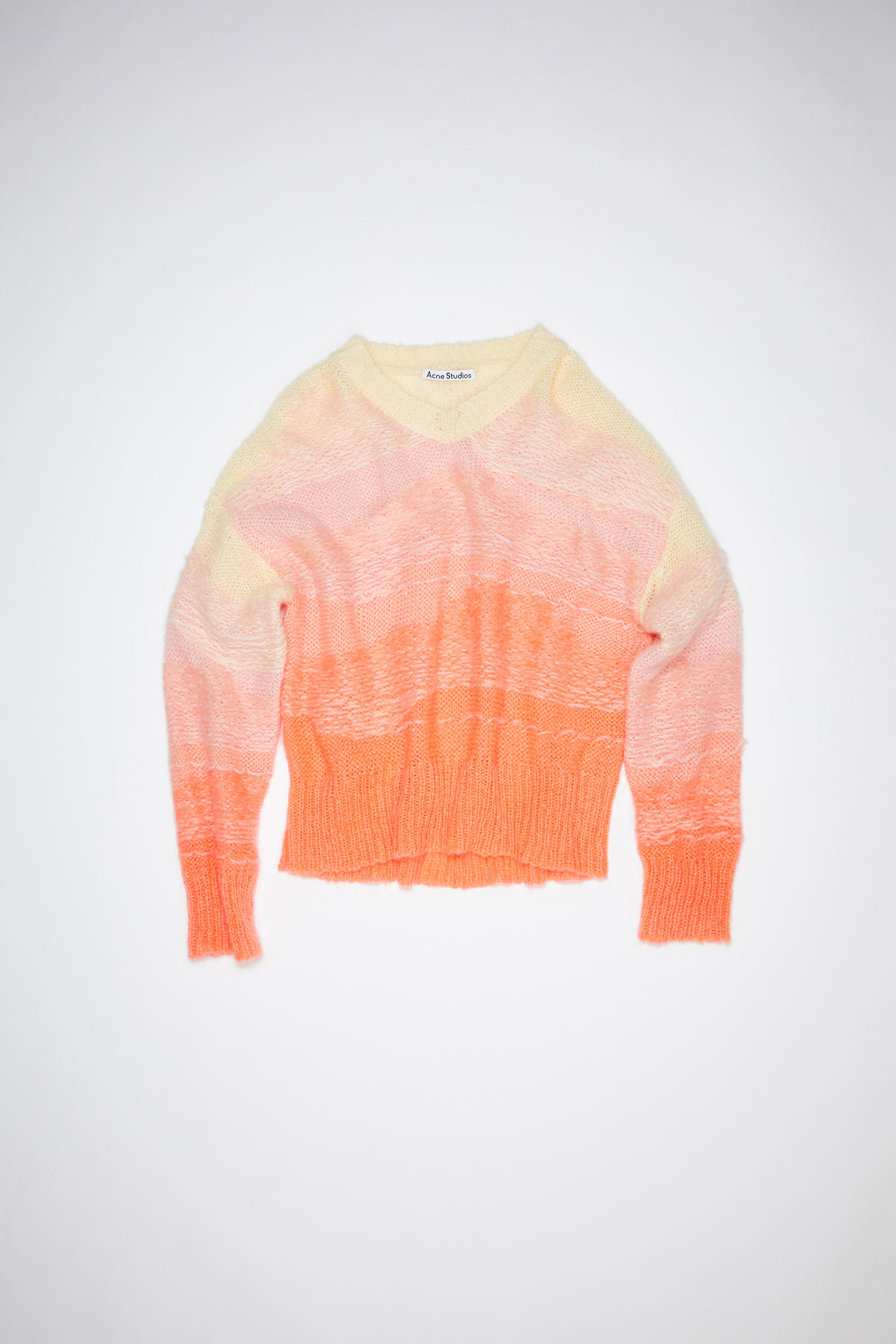 Acne Studios - Gradient sweater - Peach/multi