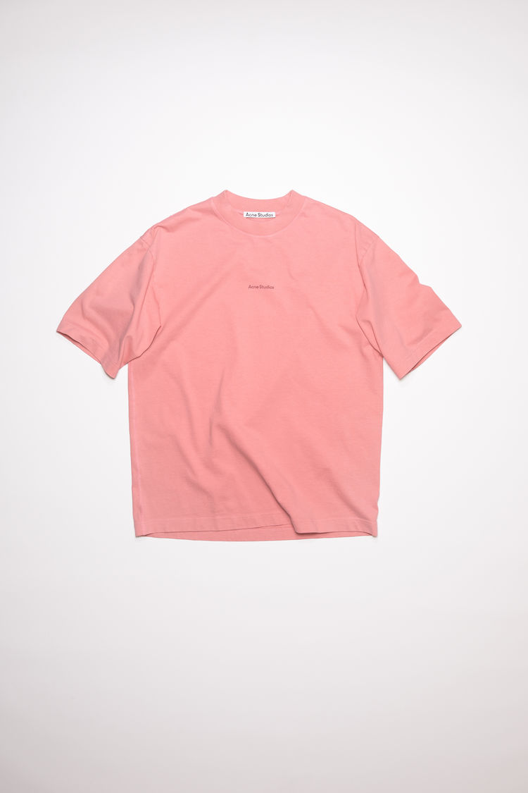 Acne Studios Logo T-shirt In Pink