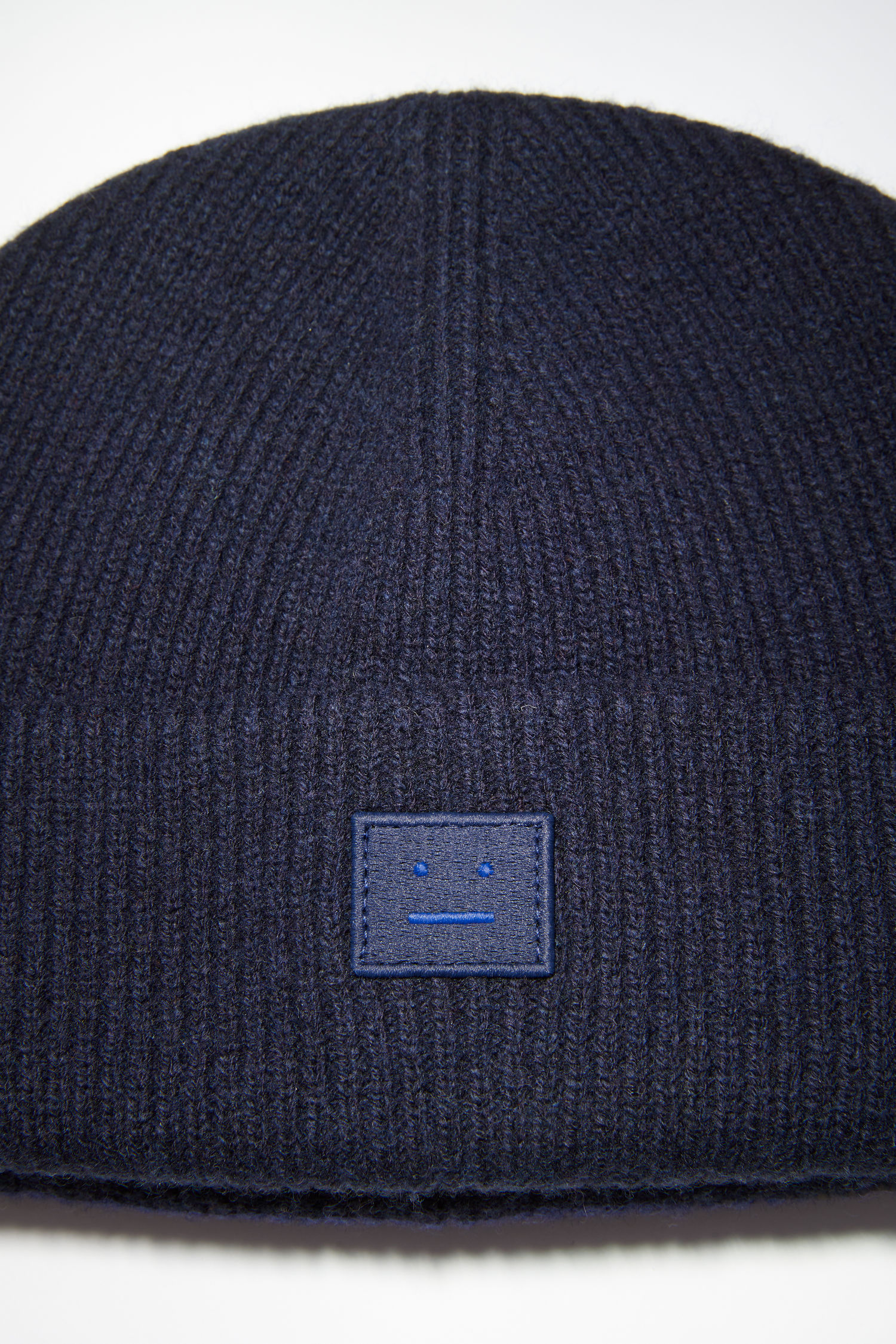 Acne Studios - Rib knit beanie - Navy