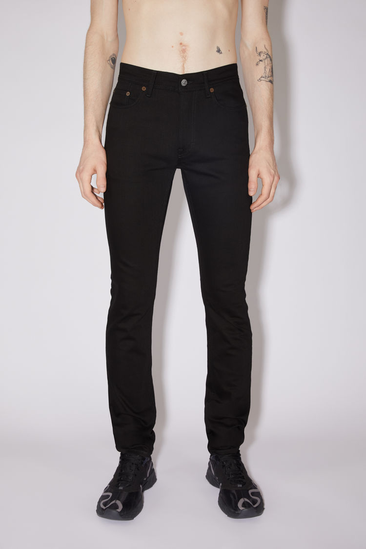 mens black pinstripe jeans