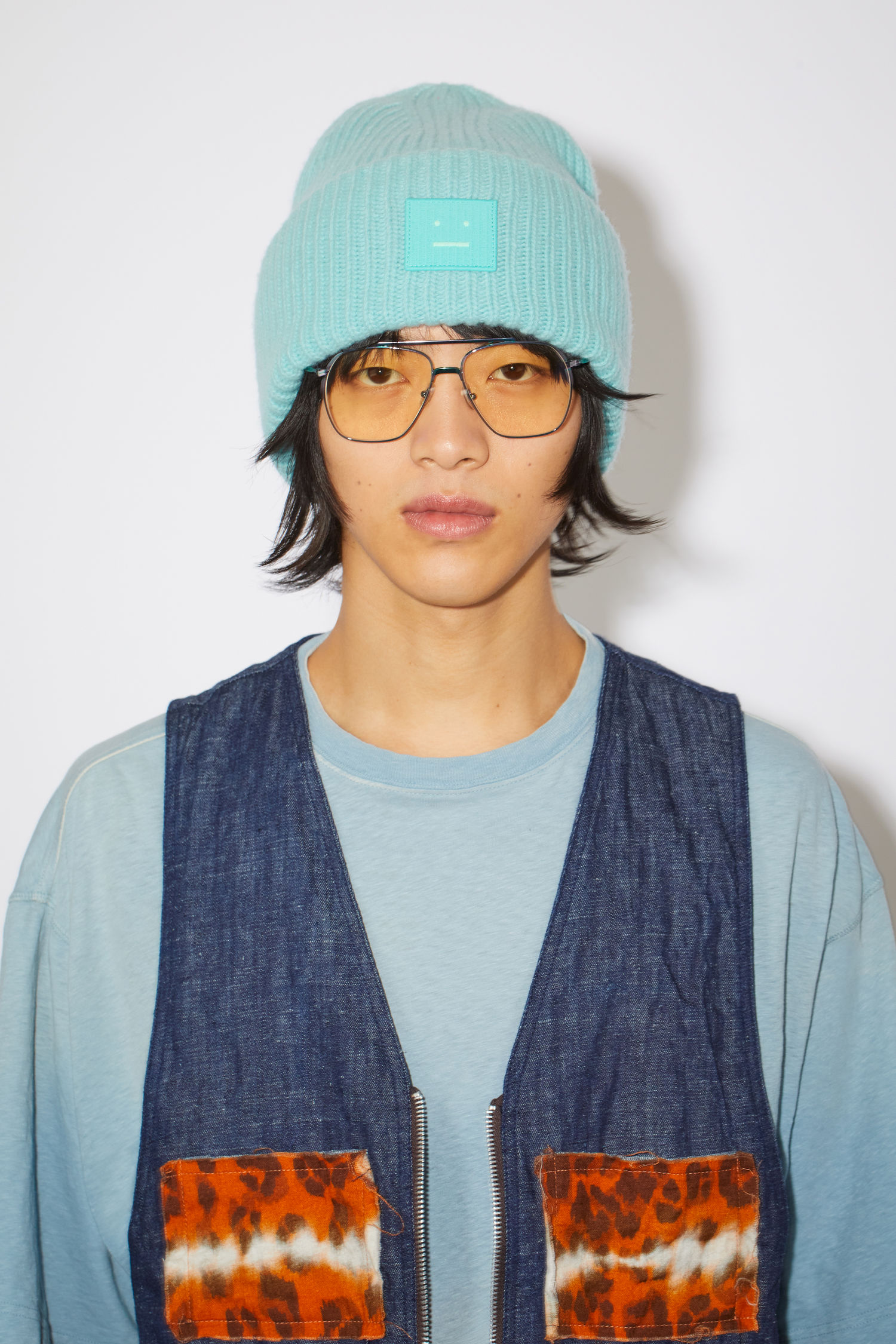 acne rib knit beanie